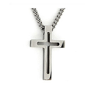 Titanium Pendant Cross