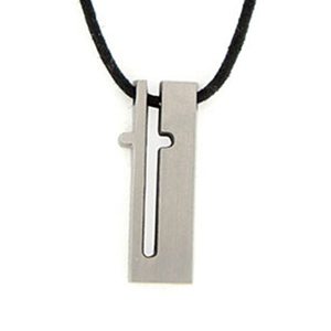 Titanium Cross Pendant