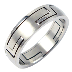 Titanium Puzzle Ring