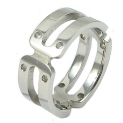 Titanium Puzzle Ring