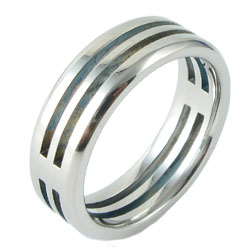 Titanium Puzzle Ring